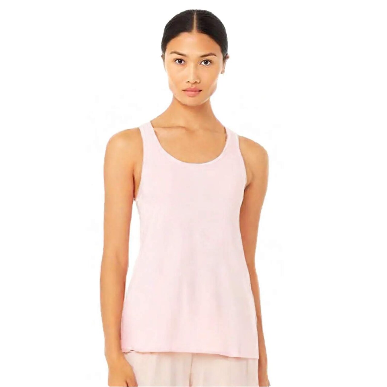 BELLA + CANVAS Women’s Flowy Racerback Sleeveless Tank – Summer Top for Casual Wear